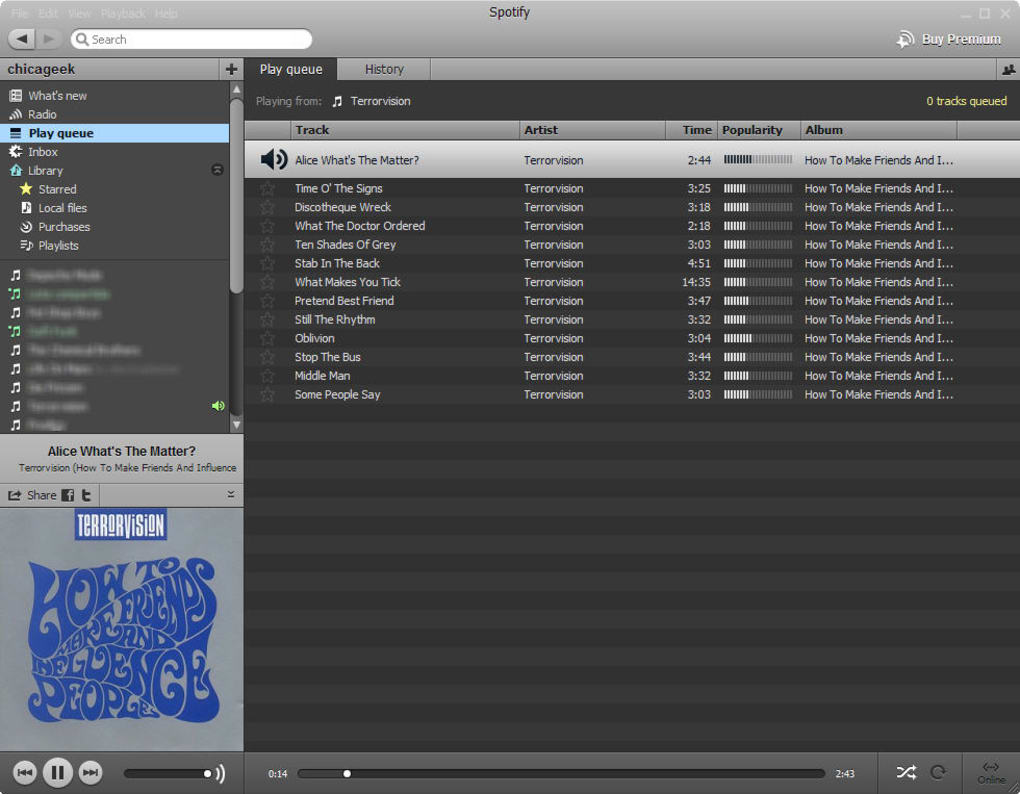 old version of spotify for mac